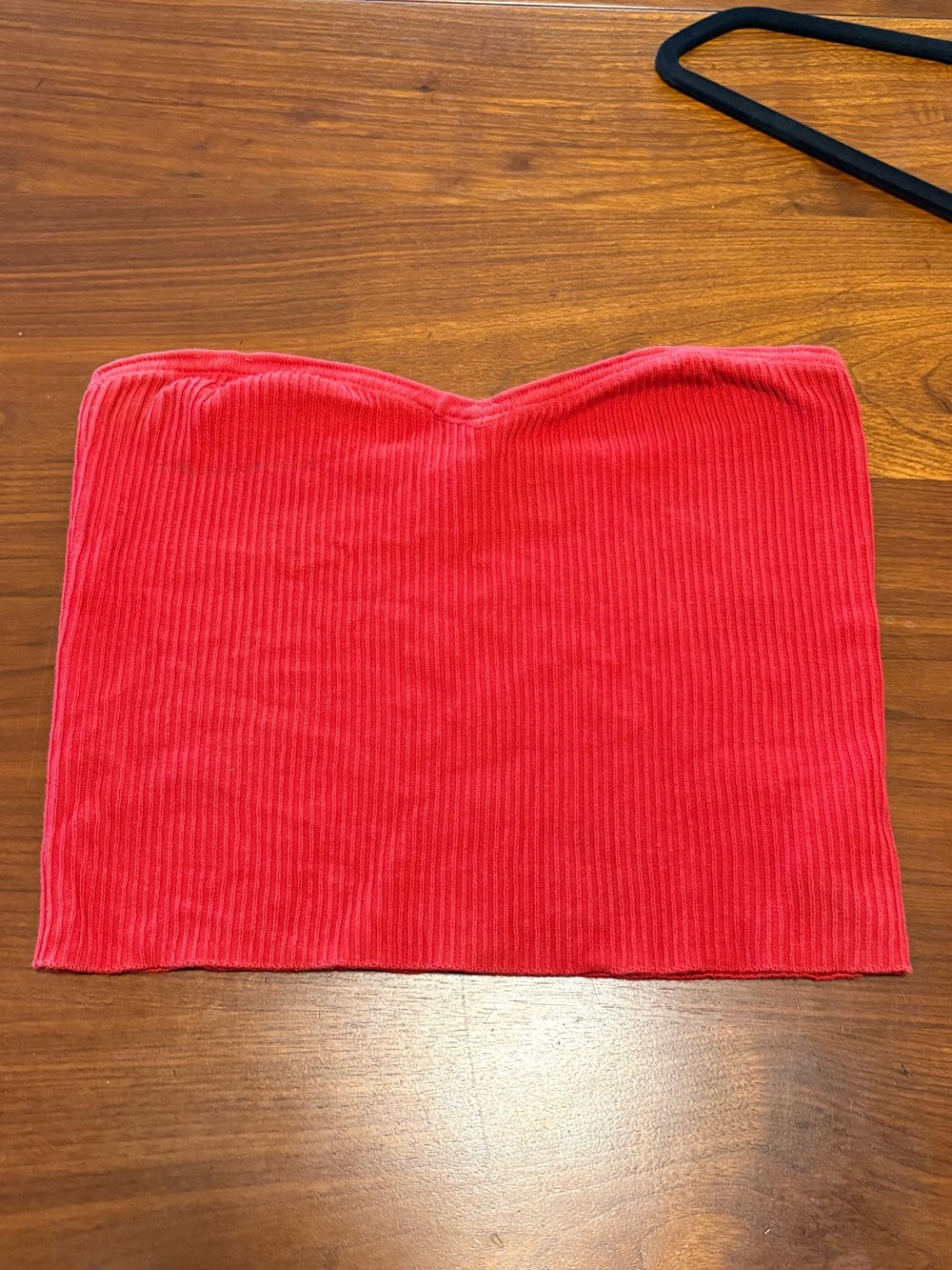 UO Ribbed Tube Top Red Size Large